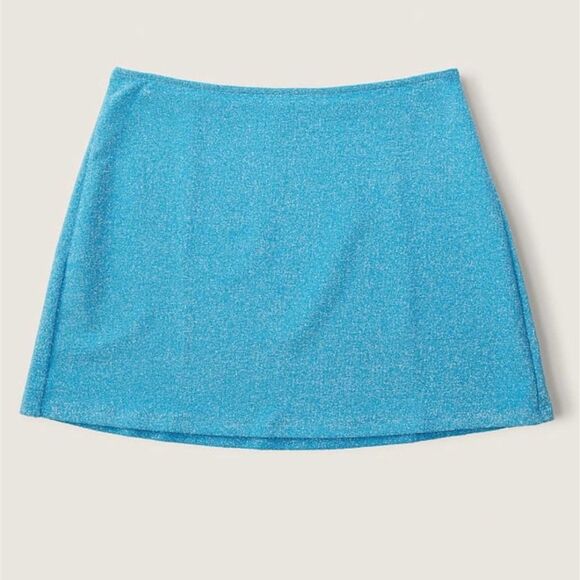 VICTORIA'S SECRET PINK Shimmer Swim Mini Skirt Bright Marine 🩵 - Picture 1 of 5